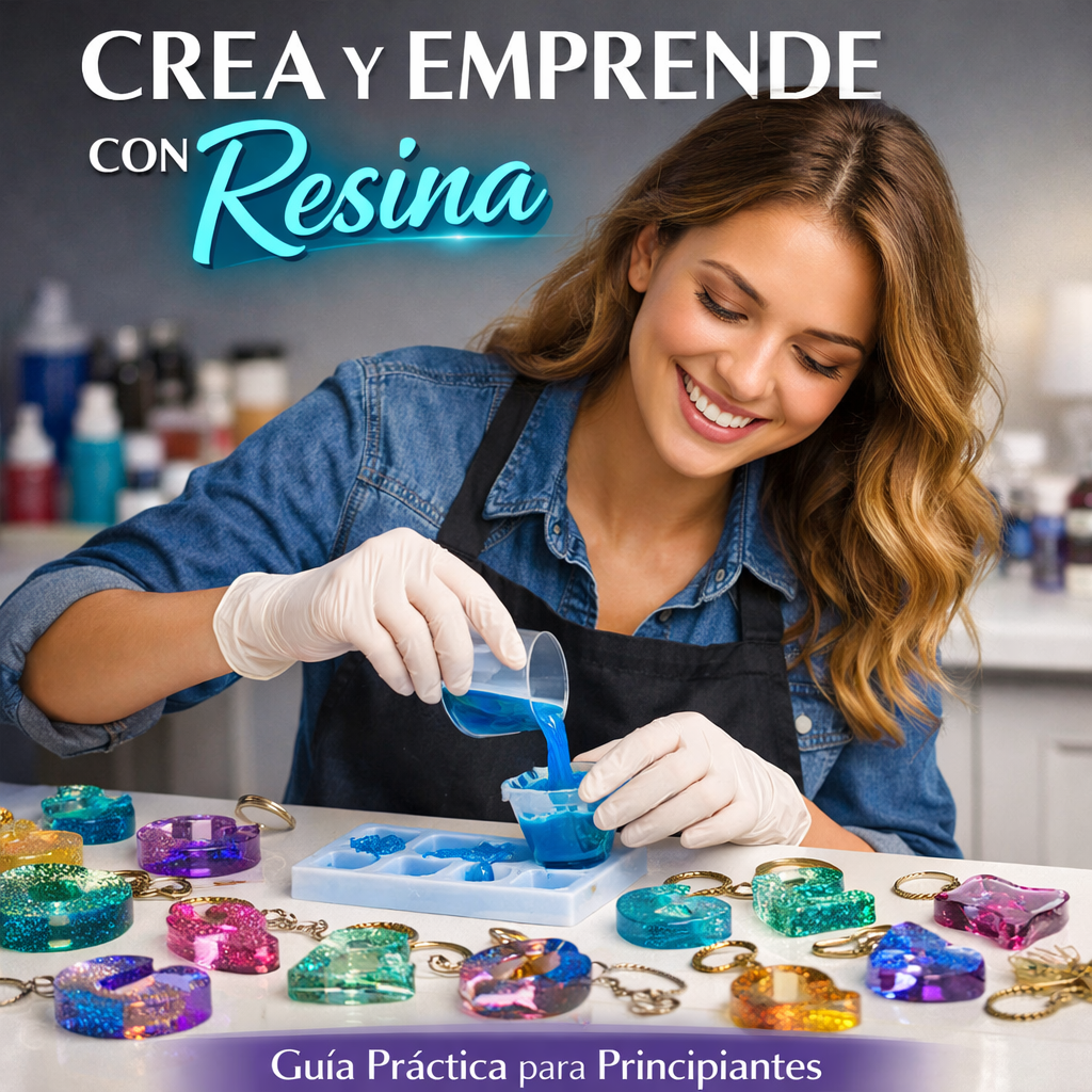 Crea y Emprende con Resina Epoxi | Guía Práctica para Principiantes + Bonos